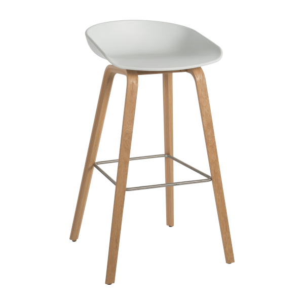 Hoker About a Stool AAS 32 biały/dąb