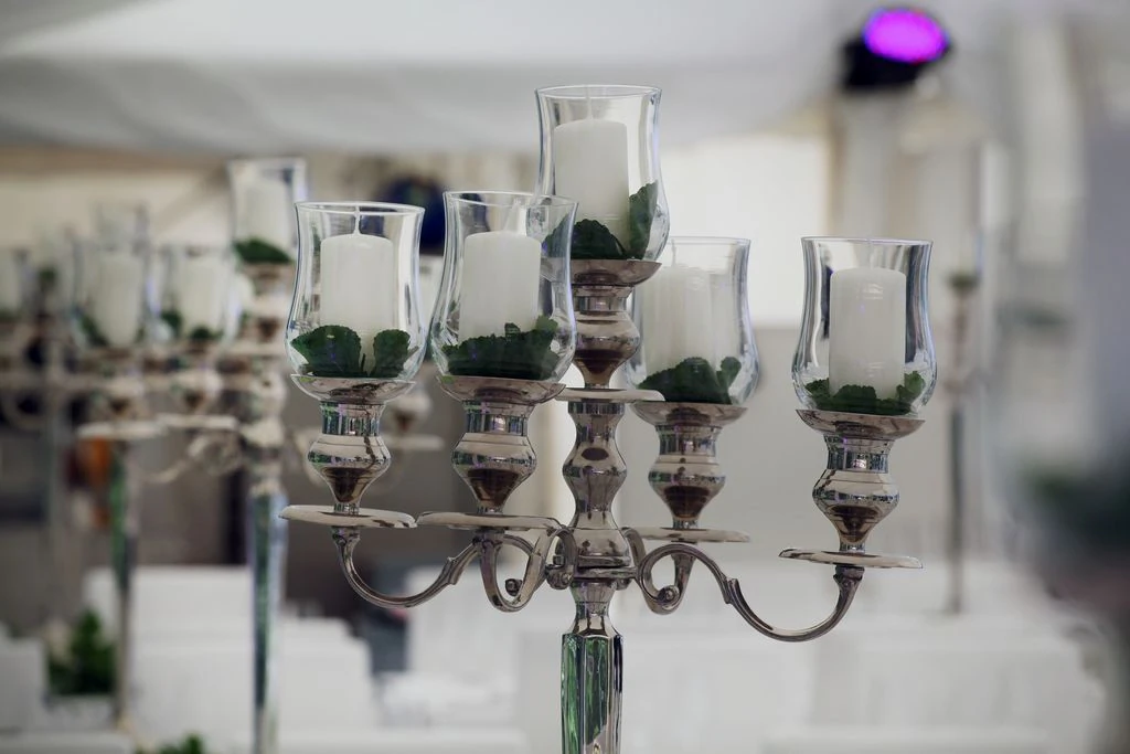 Holder na tealight z przezroczystego szkła Ø5,2-Ø7*H9 cm