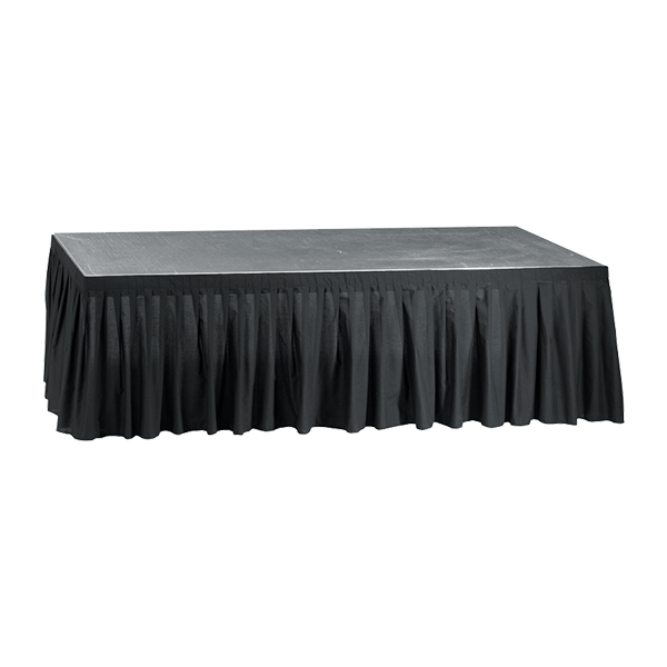 Listwa wykończeniowa podium czarna W375*H39 cm