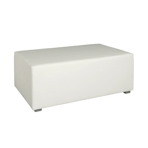 Lounge-2-osobowa sofa Hollywood biała W104×D70×H41 cm SH41 cm