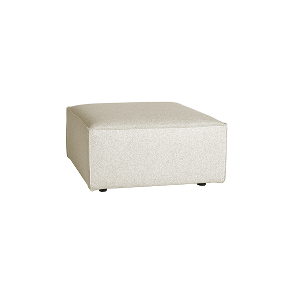 Modułowe siedzisko Moduplus kremowe W74×D74×H38 cm