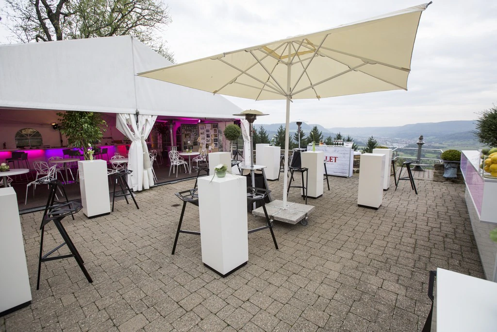 Ogromny parasol słoneczny biały W300*D300 cm