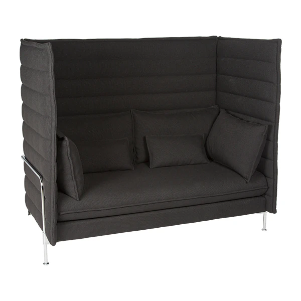 Sofa Alcove Highback 2-osobowa czarna