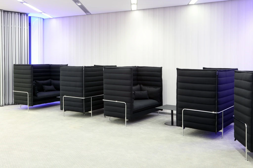Sofa Alcove Highback 2-osobowa czarna