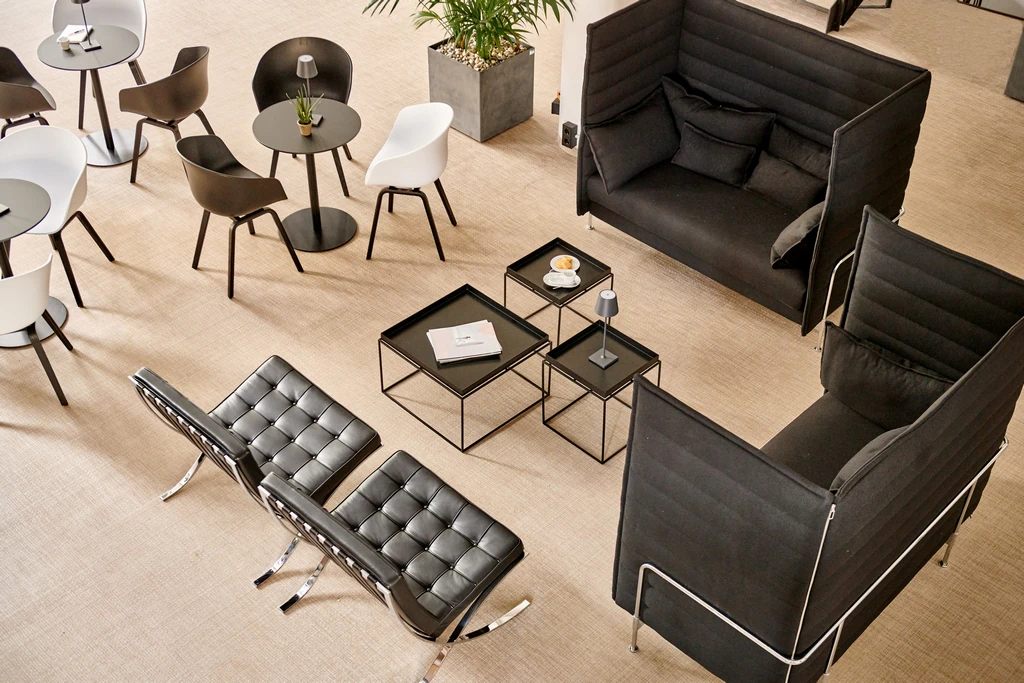 Sofa Alcove Highback 2-osobowa czarna