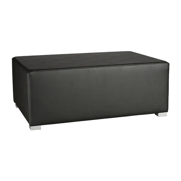 Sofa Barbados 2-osobowa czarna W104×D70×H41 cm SH41 cm