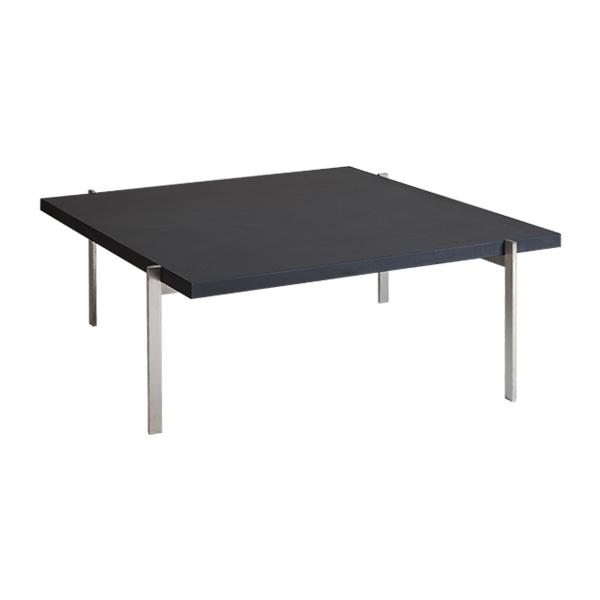 Stół Poul Kjærholm PK61 łupek W80*D80*H32 cm