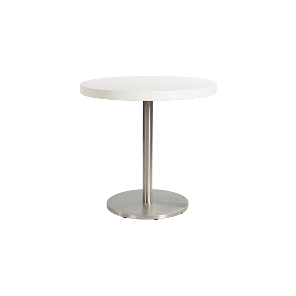 Stół bistro Ibiza OUTDOOR biały Ø80*H78 cm