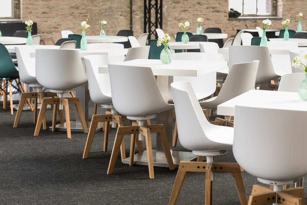 Stół bistro Ibiza biały W80*D80*H78 cm