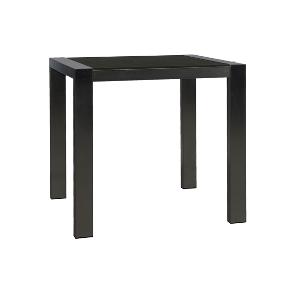 Stół jadalny Algarve czarny/czarny W80*D80*H75 cm