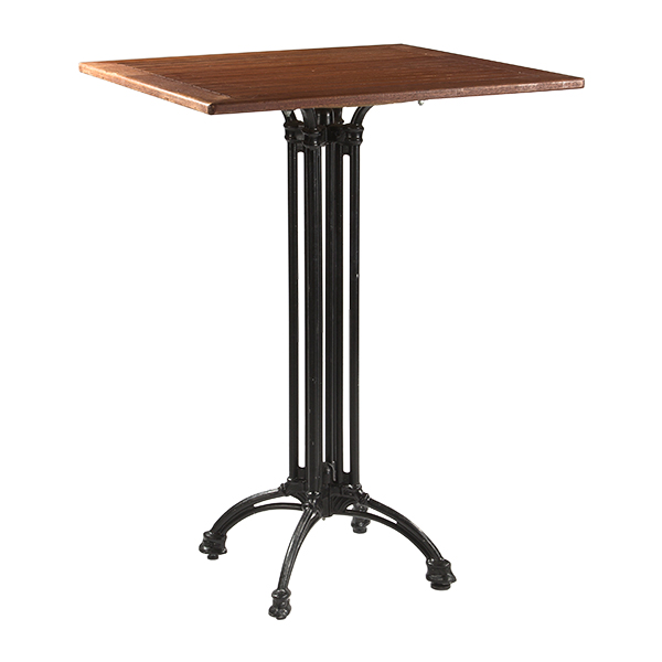 Stół wysoki Prag teak 80*80*H110 cm
