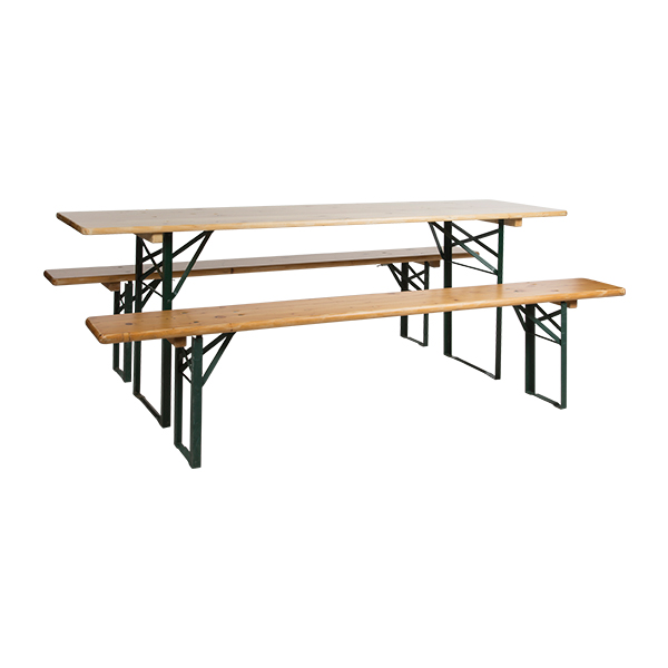 Zestaw namiotu piwnego ze stołem L220*D60*H75 cm
