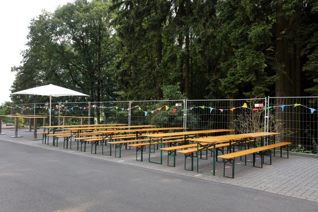 Zestaw namiotu piwnego ze stołem L220*D60*H75 cm